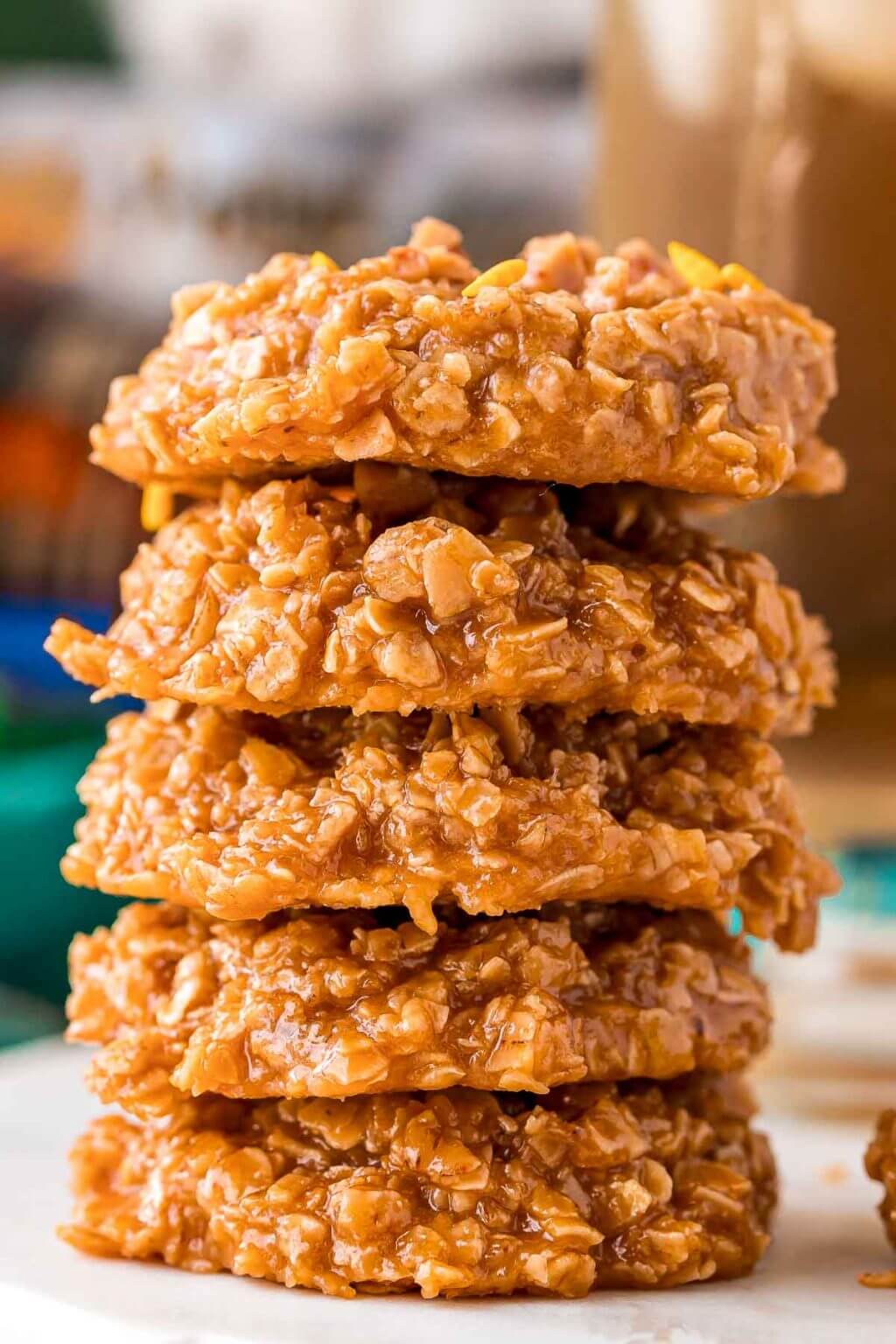 Butterbeer No-Bake Cookies