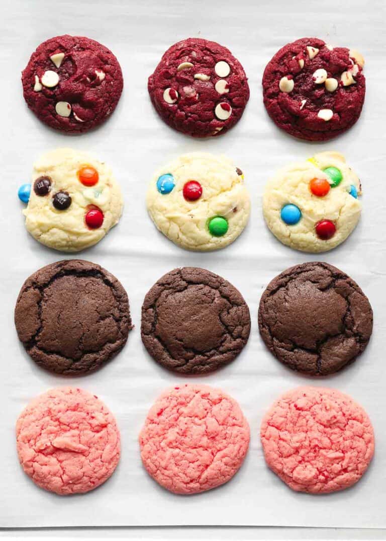 Cake Mix Cookies (3 Ingredients)