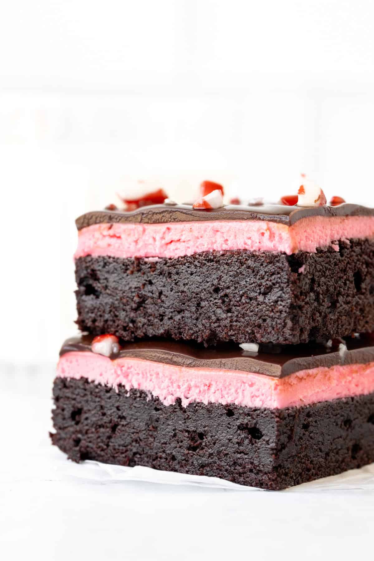 Candy Cane Brownies