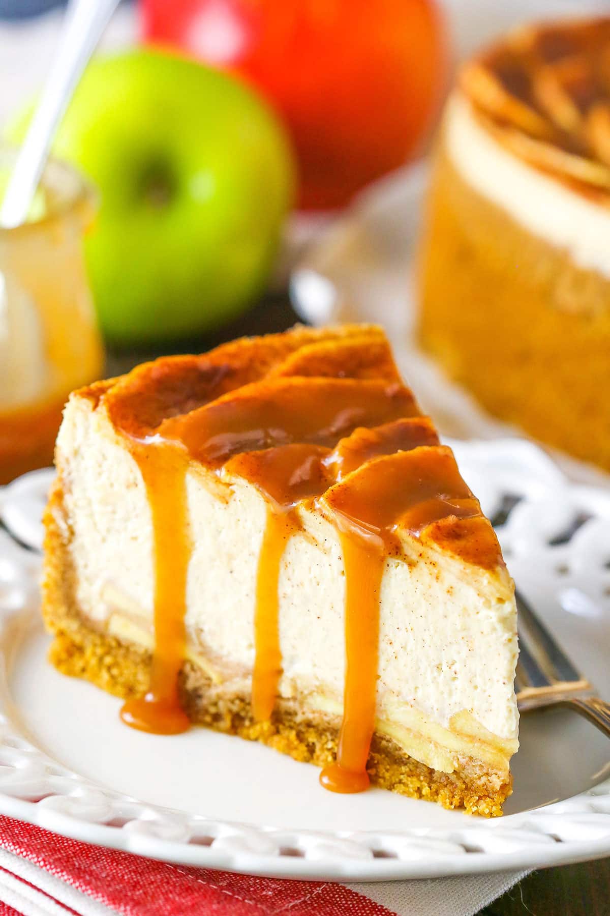 Caramel Apple Cheesecake