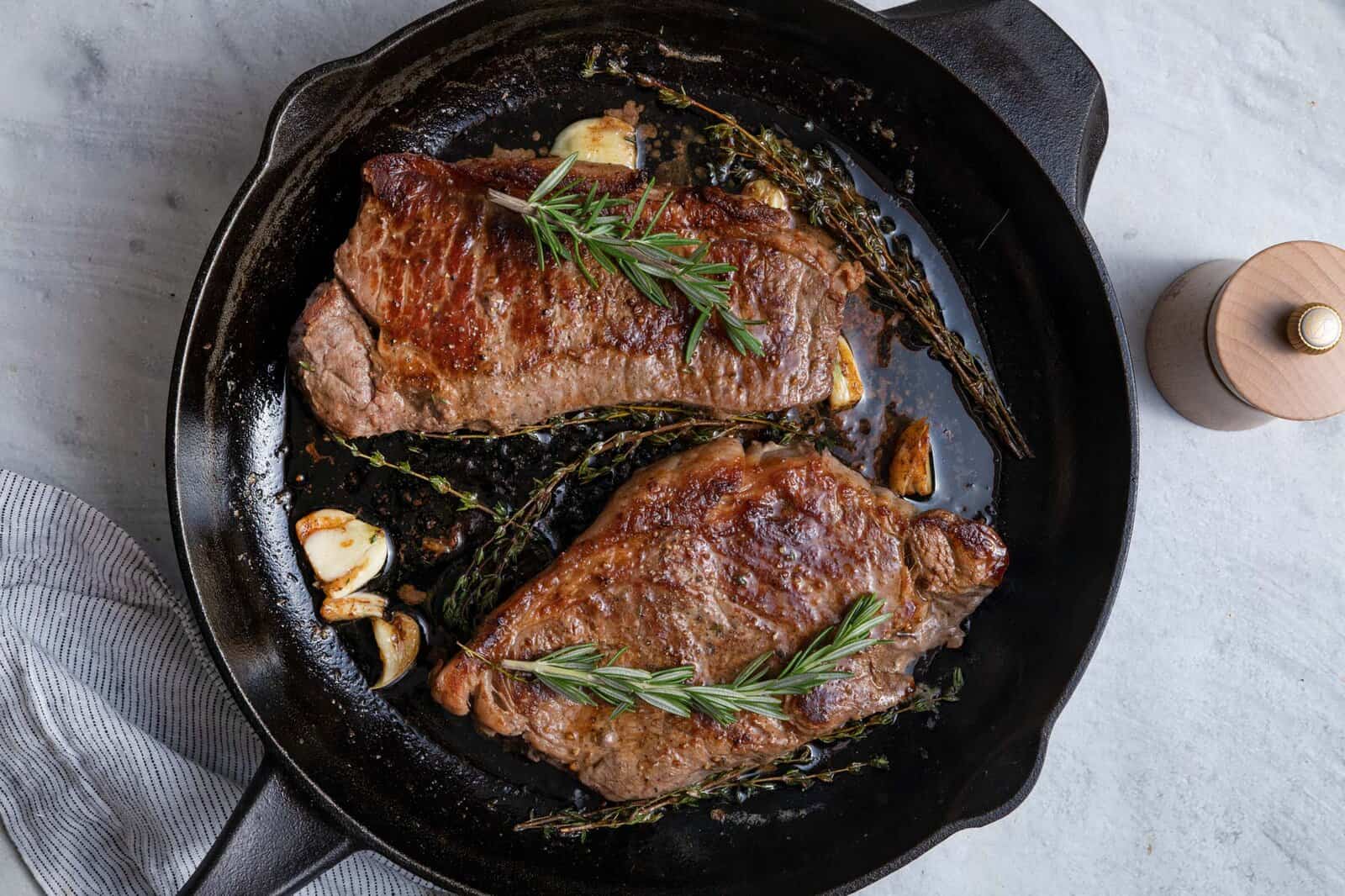 Cast Iron Skillet Steak