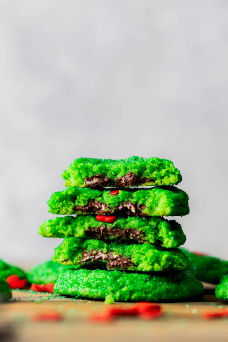Christmas Grinch Cookies