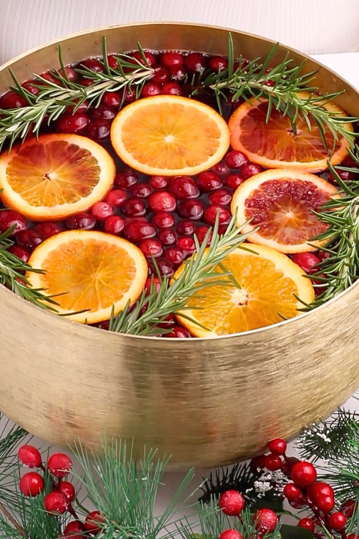 Cranberry Punch (Non Alcoholic + 3 Ingredients!)