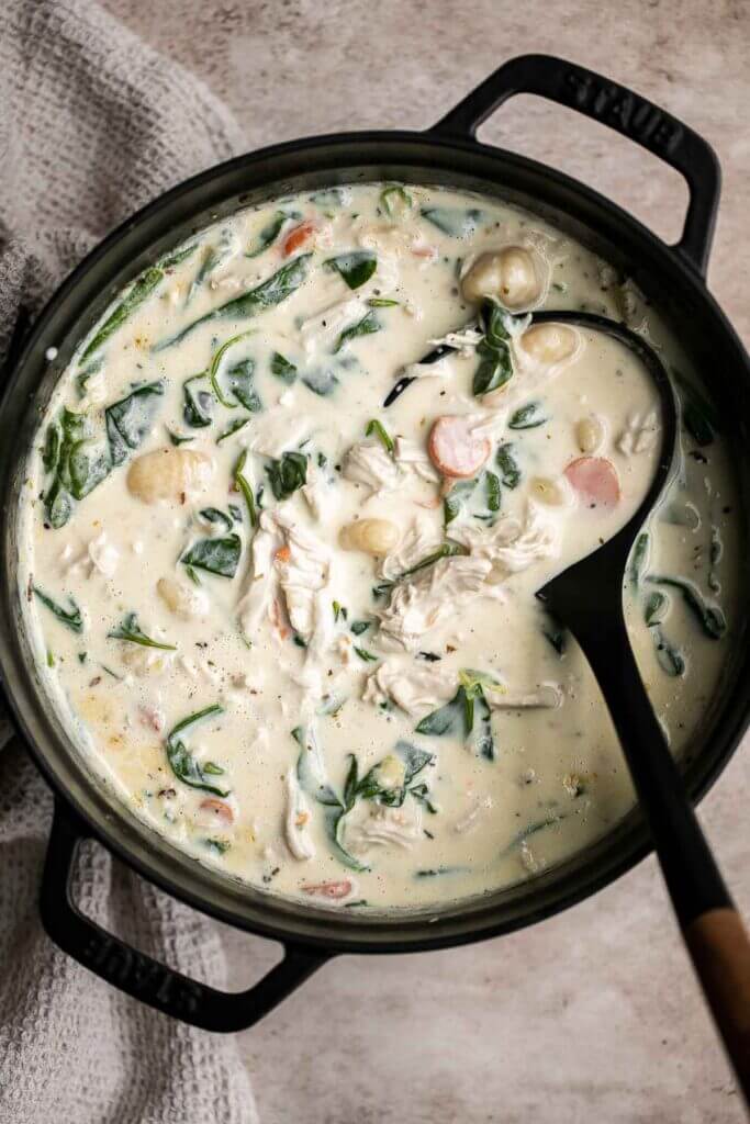 Creamy Turkey Gnocchi Soup
