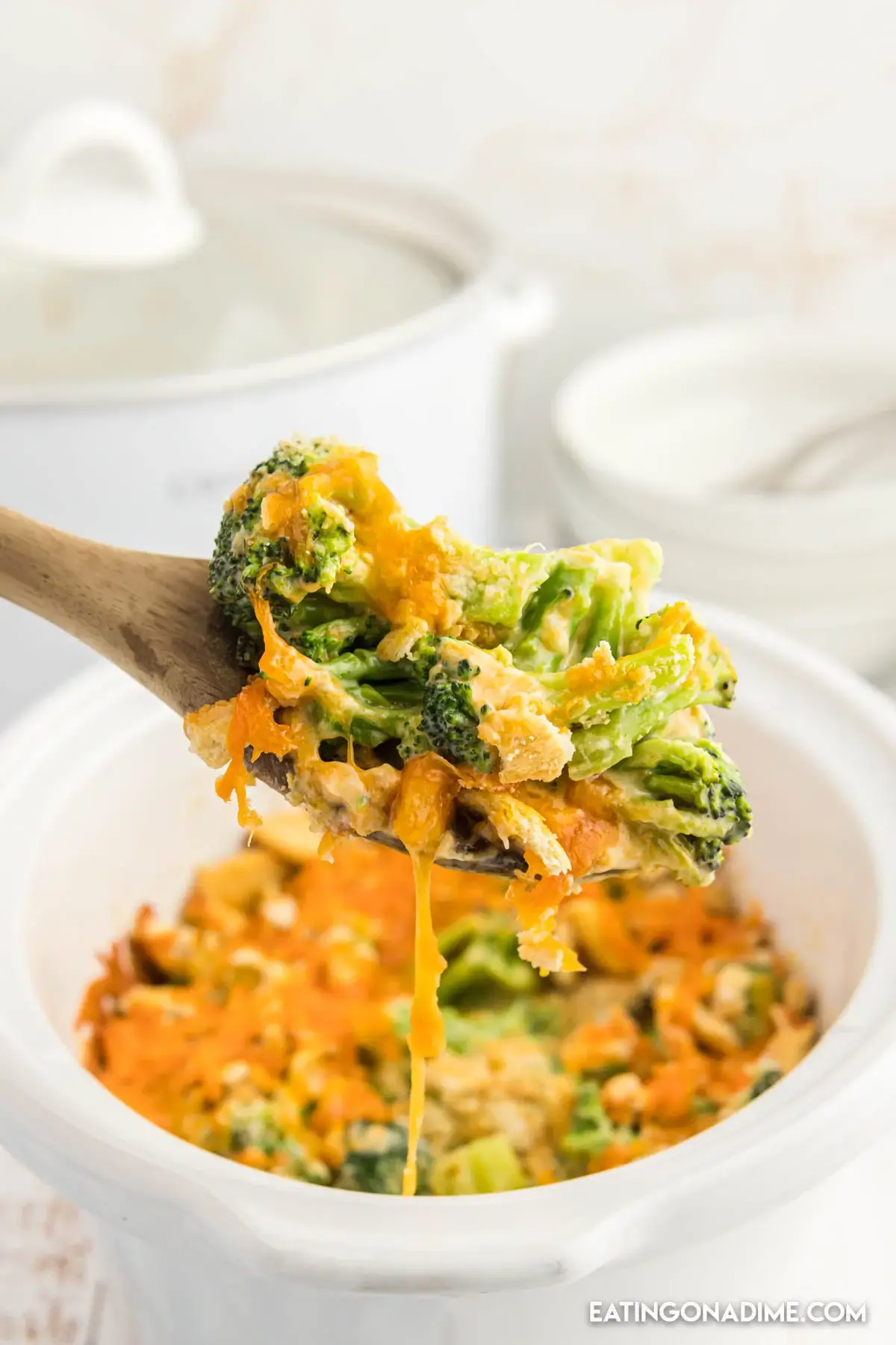 Crockpot Broccoli Cheese Casserole