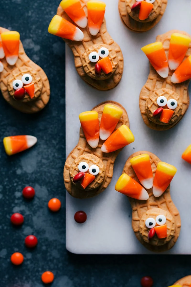 Cute Nutter Butter Turkey Cookies