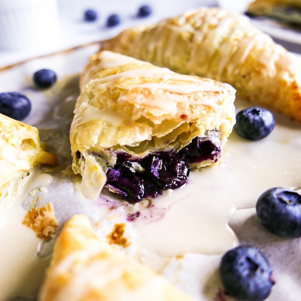 Easy Blueberry Turnovers