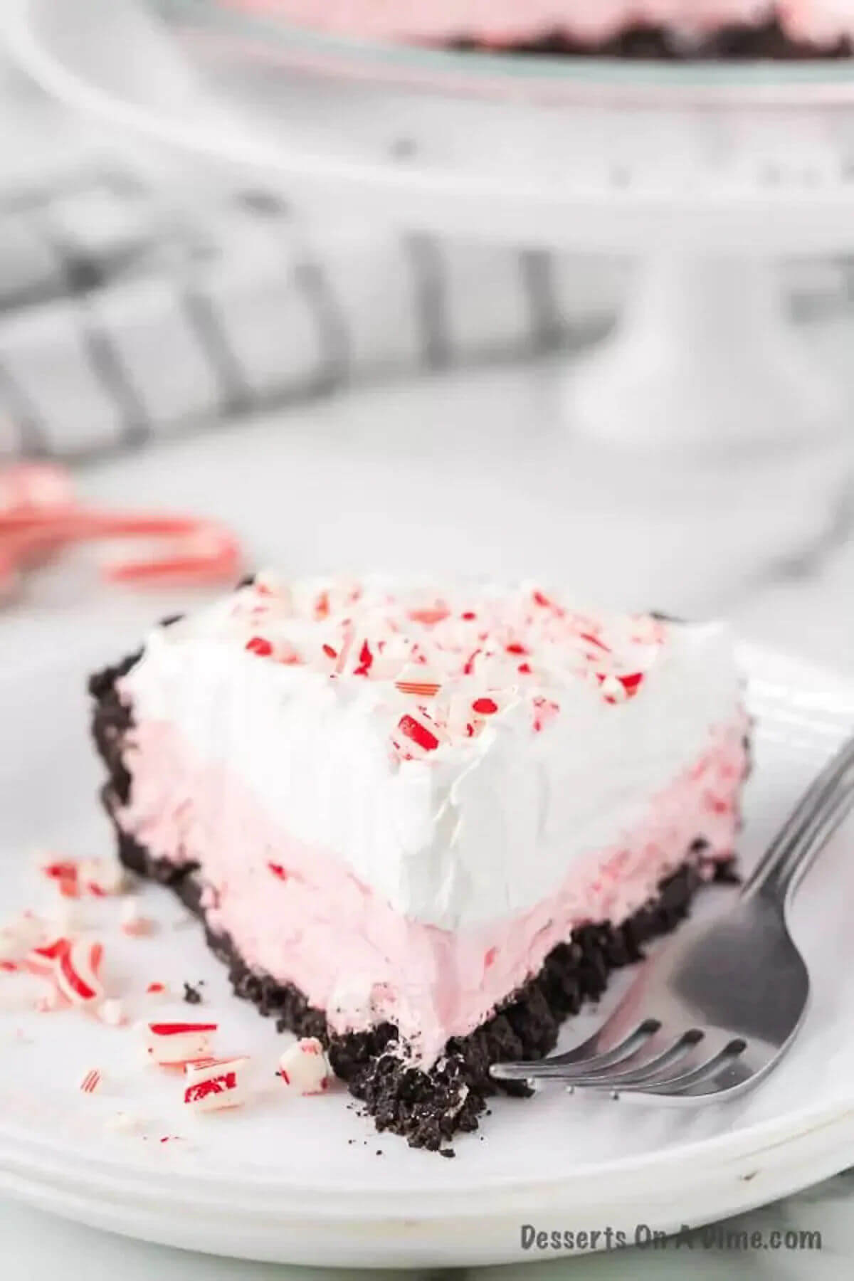 Easy Candy Cane Pie Recipe