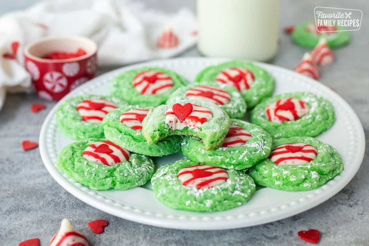 Easy Grinch Cookies