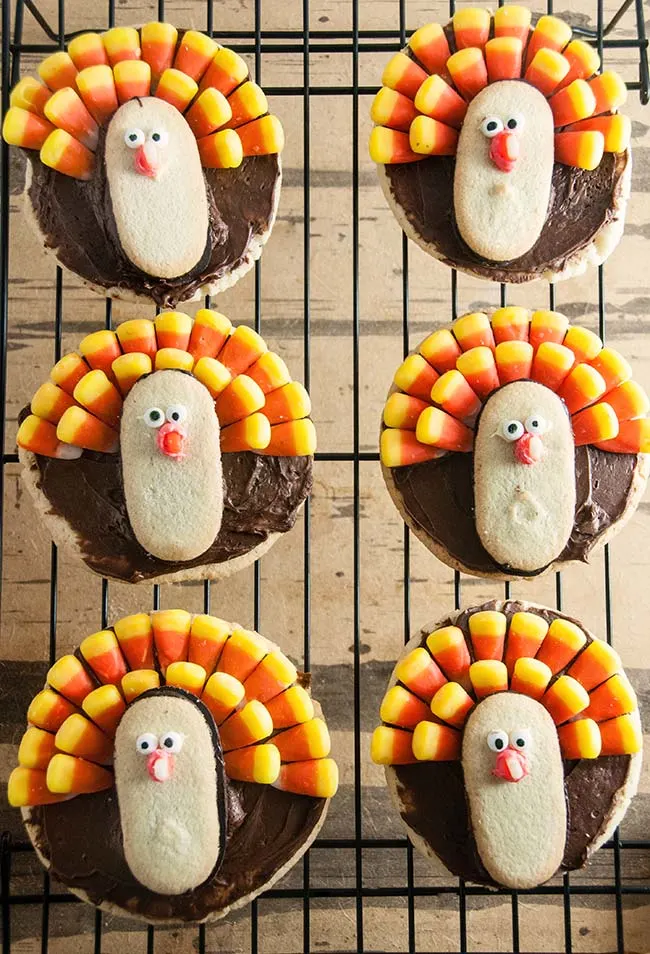Easy Turkey Cookies For Thanksgiving