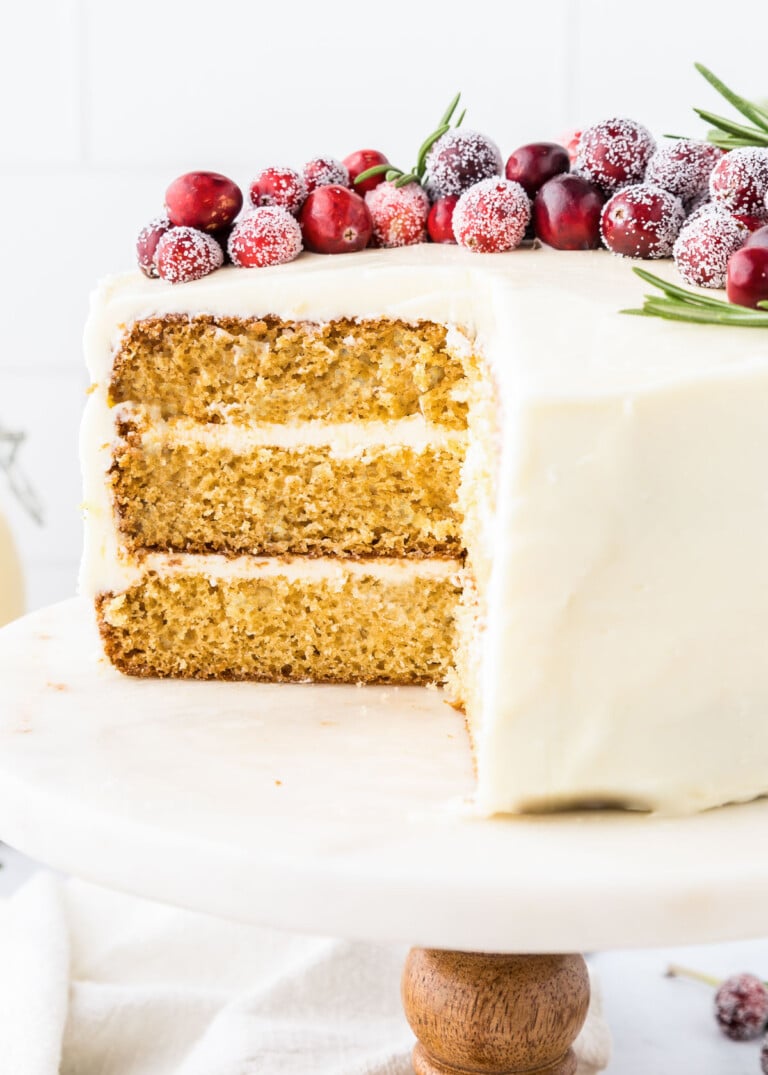Eggnog Cake