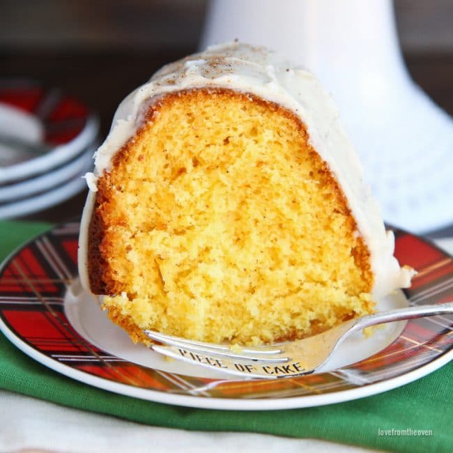 Eggnog Cake