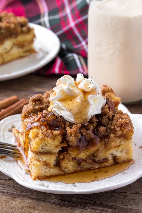 Eggnog French Toast Bake