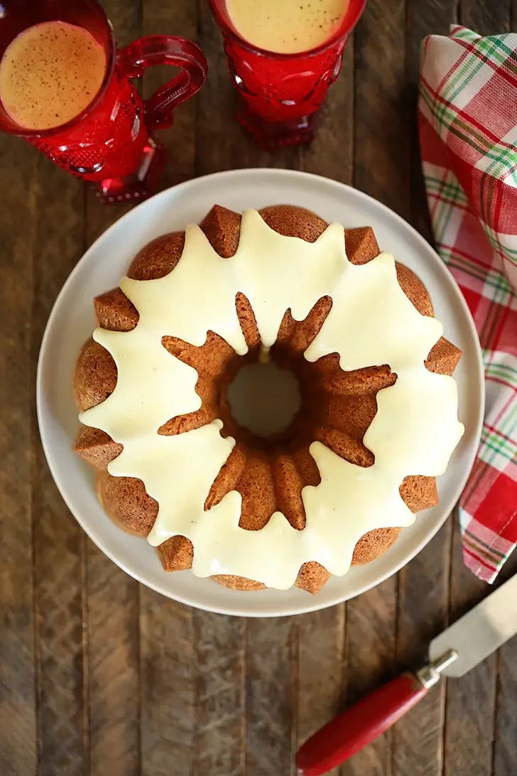 Eggnog Pound Cake