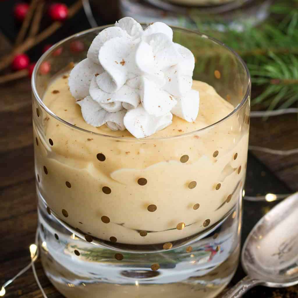 Eggnog Pudding