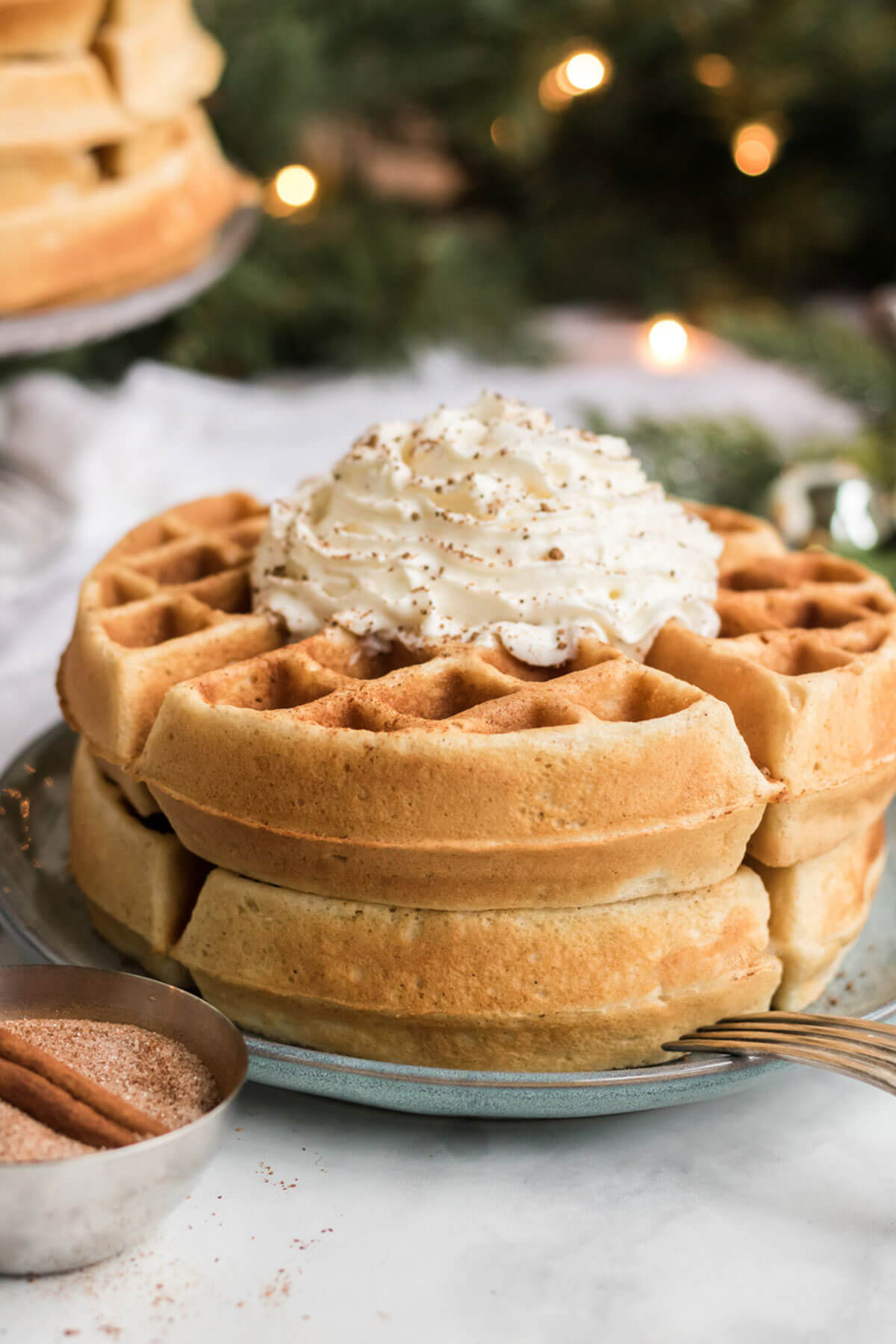 Eggnog Waffles Recipe