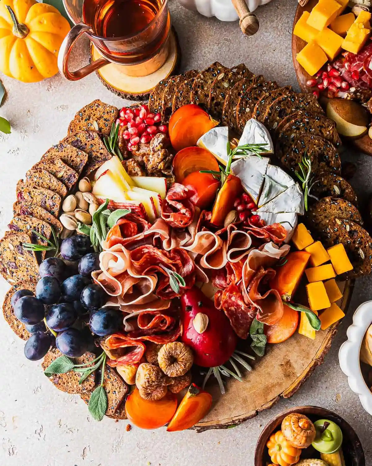 Festive Turkey-Shaped Thanksgiving Charcuterie Board