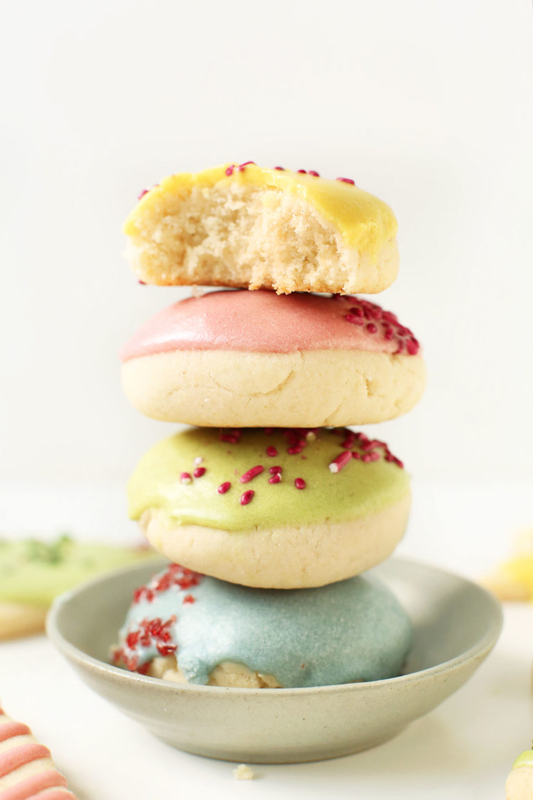 Fluffy 1-Bowl Sugar Cookies (Vegan + GF)