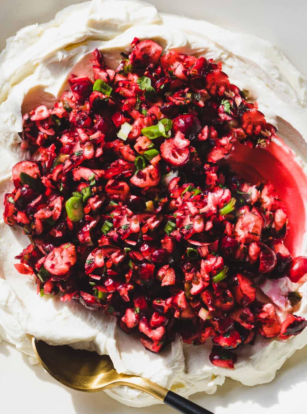 Fresh Cranberry Jalapeno Cream Cheese Dip