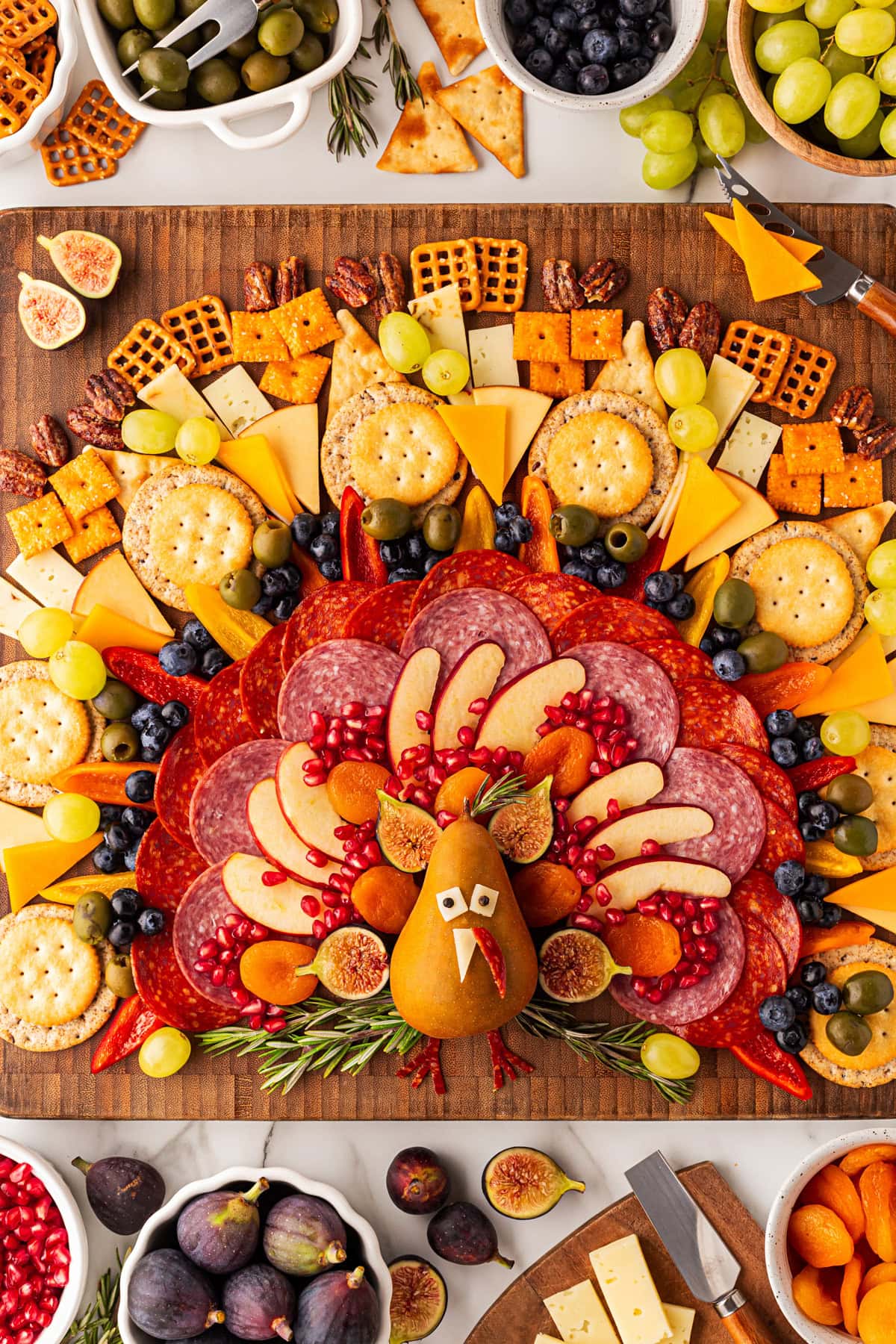 Fun Thanksgiving Charcuterie Board