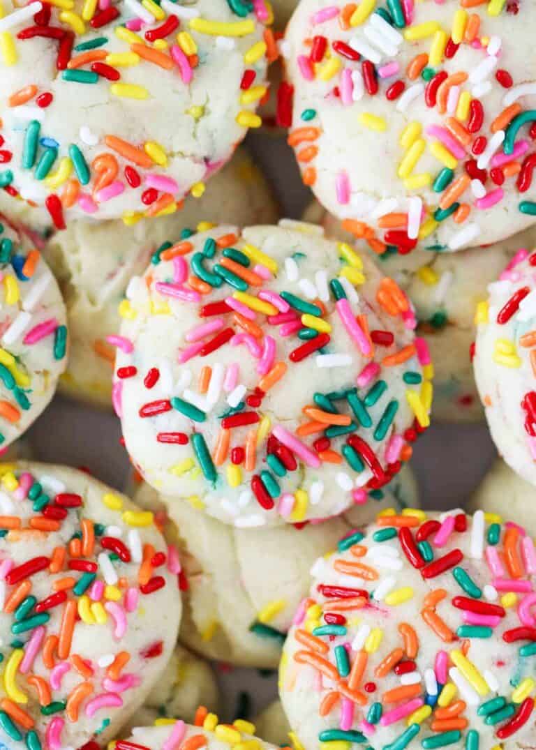 Funfetti Cake Mix Cookies