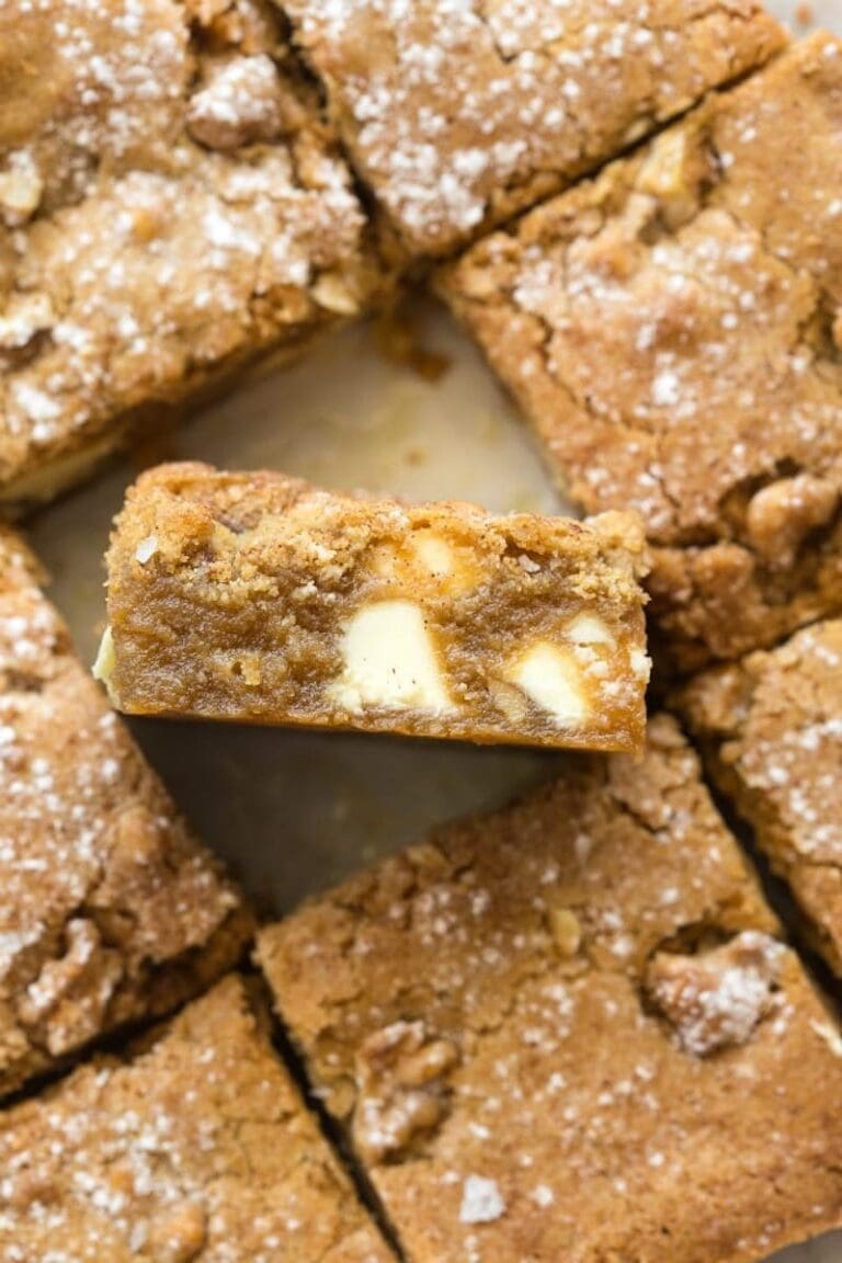 Gingerbread Blondies