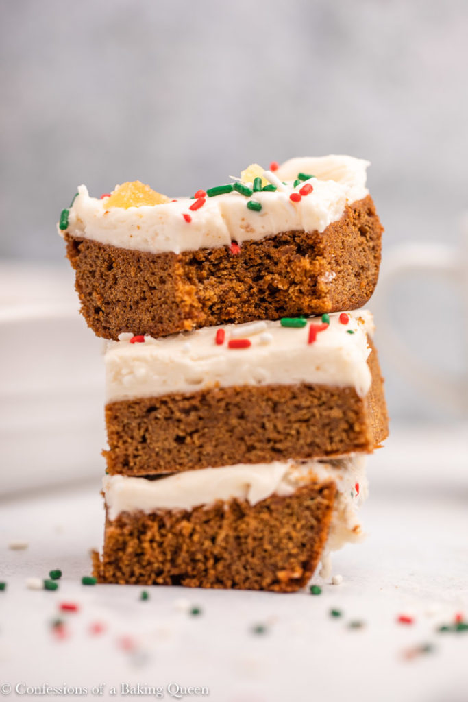 Gingerbread Brownies