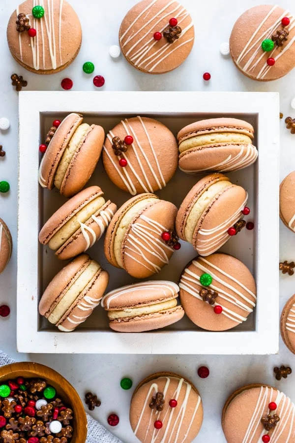 Gingerbread Macarons