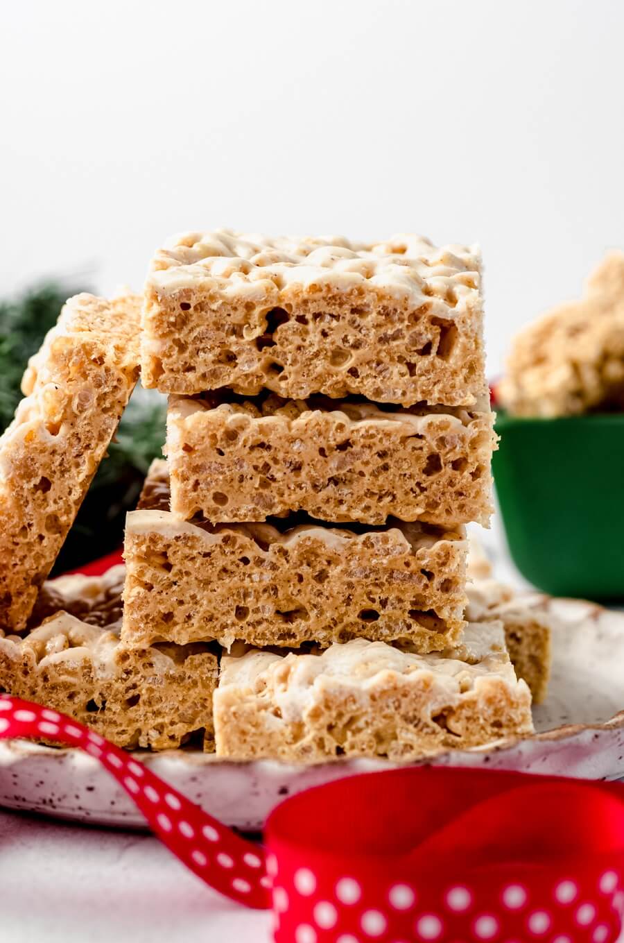 Gingerbread Rice Krispies Treats