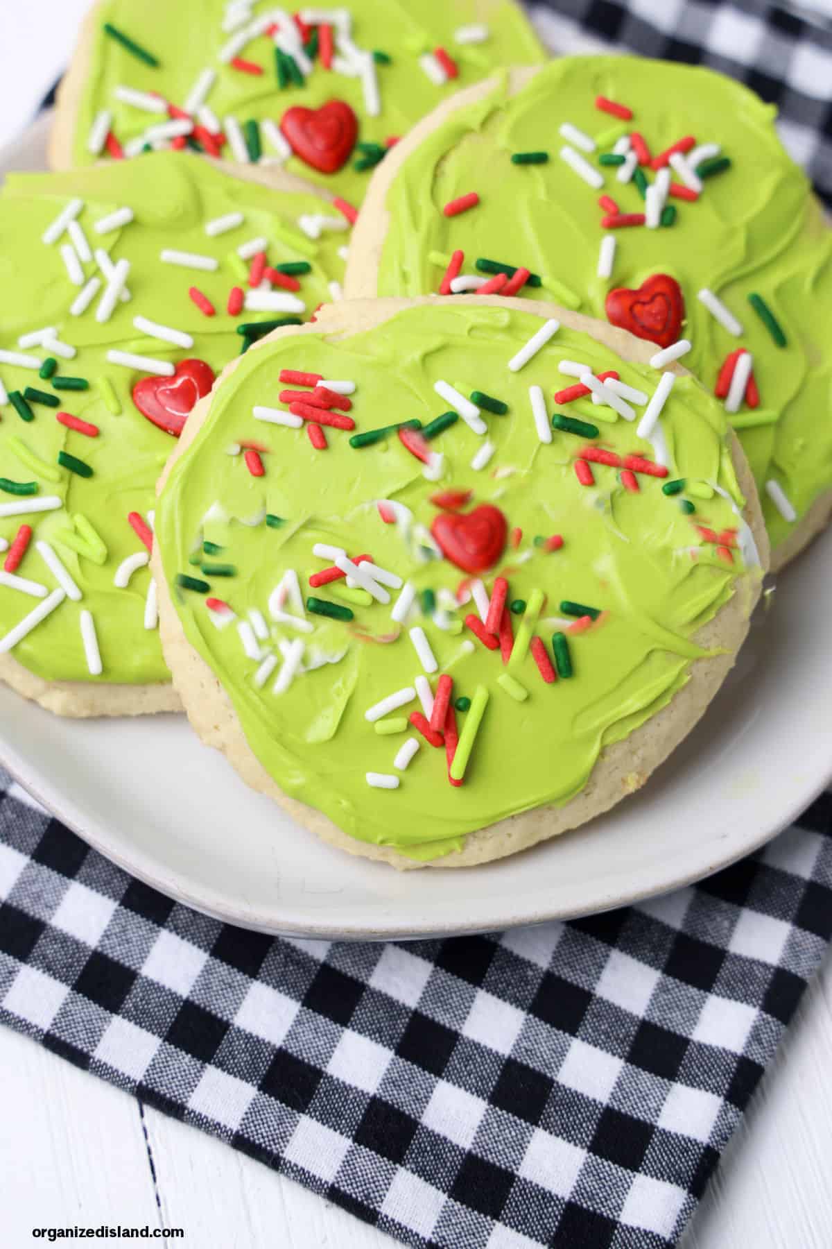 Grinch Christmas Cookies