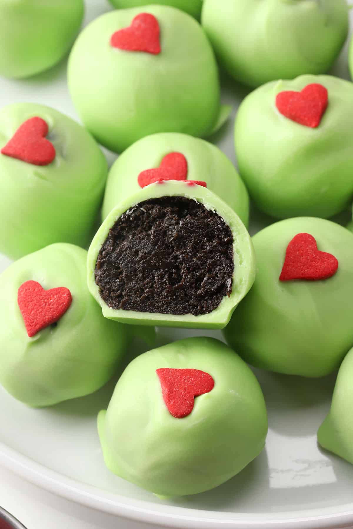 Grinch Oreo Balls