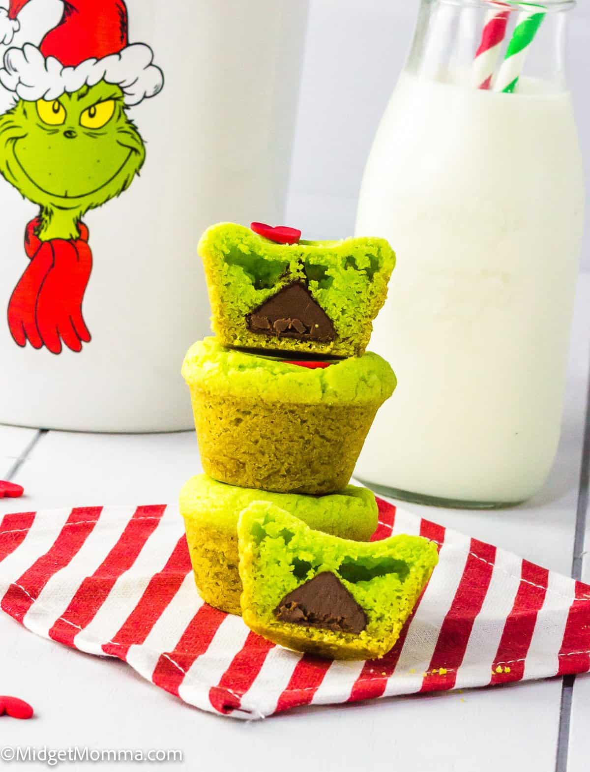 Grinch Secret Kiss Sugar Cookies Cups