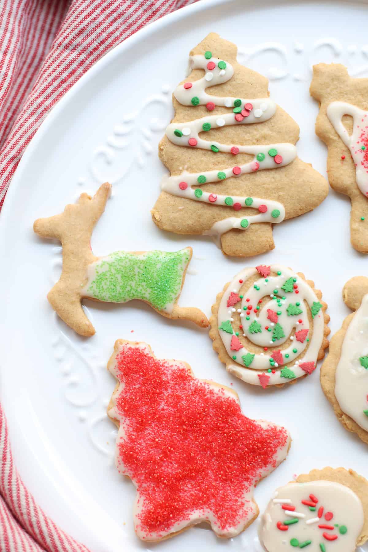 Healthy Sugar Cookies (No Refined Sugar)