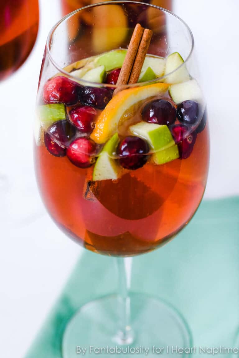 Holiday Sangria Mocktail