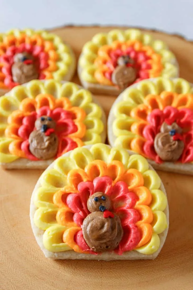 How To Decorate Easy Turkey Sugar Cookies