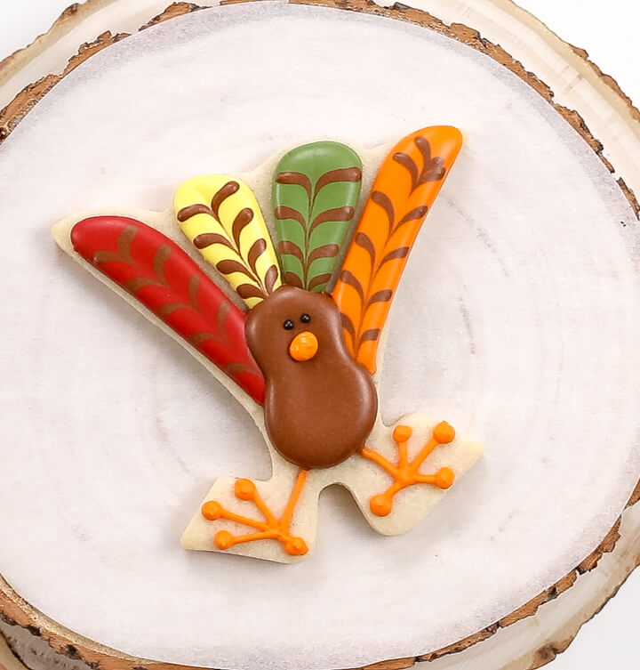 How To Make Cute Turkey Cookies With a Video
