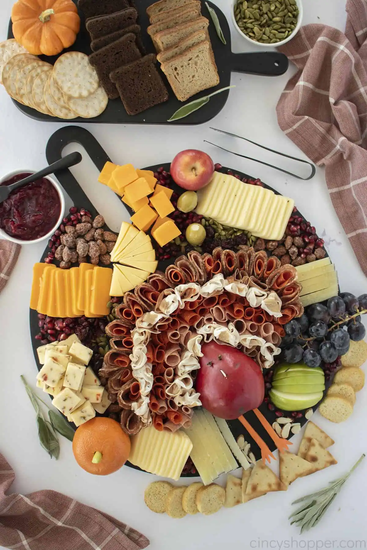 Impressive Thanksgiving Charcuterie Board