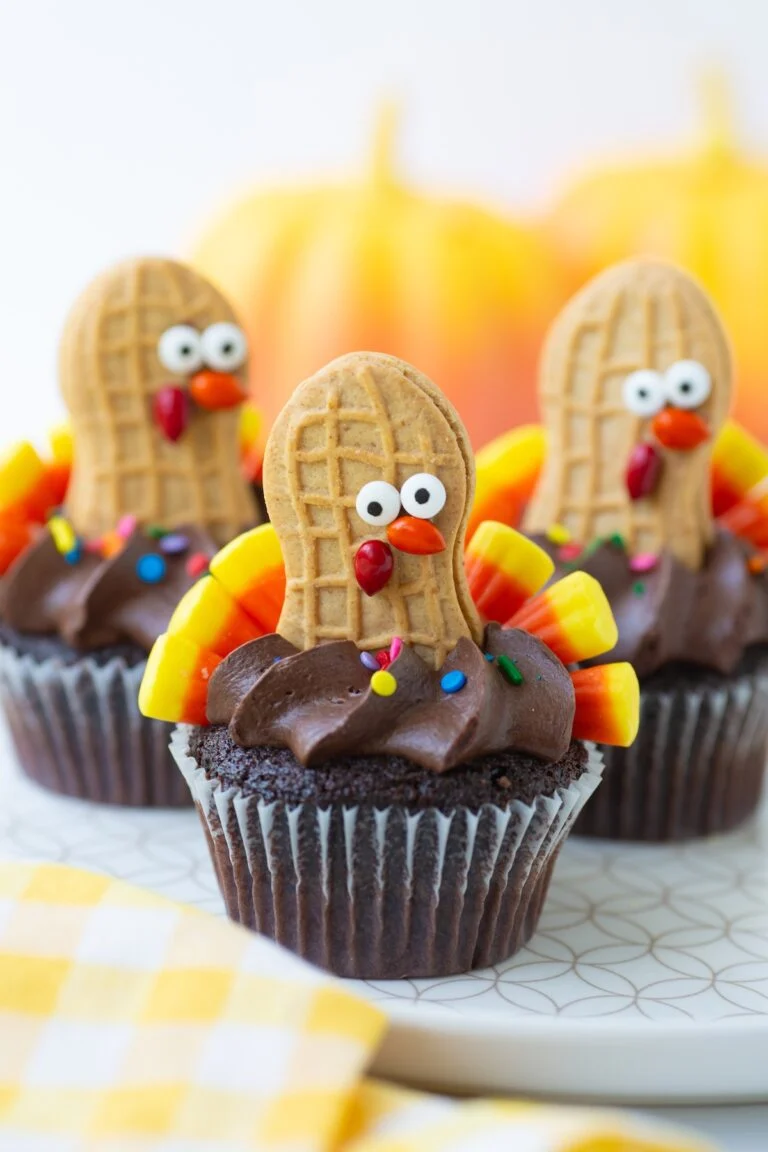 Make Your Holiday Sweeter With Nutter Butter Turkey Cupcakes