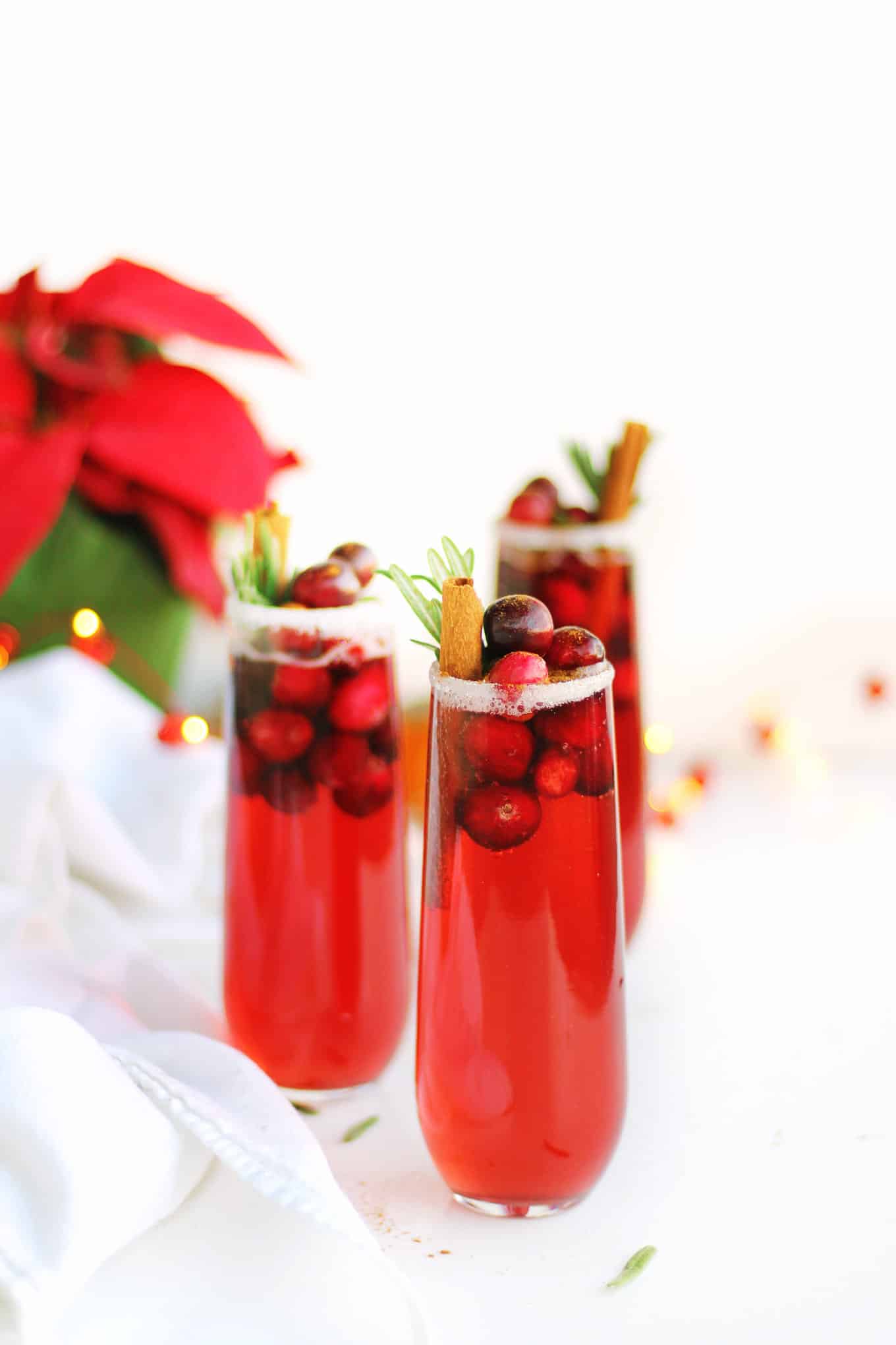 Orange Cranberry Mimosa Holiday Mocktail (With Boozy Options!)