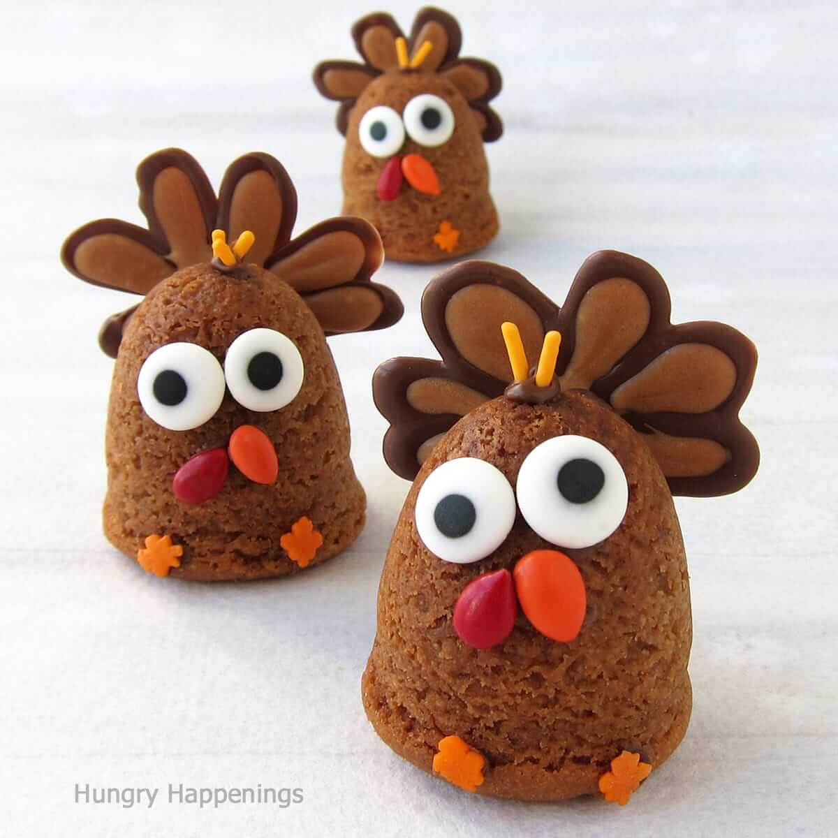 Peanut Butter Cookie Turkeys