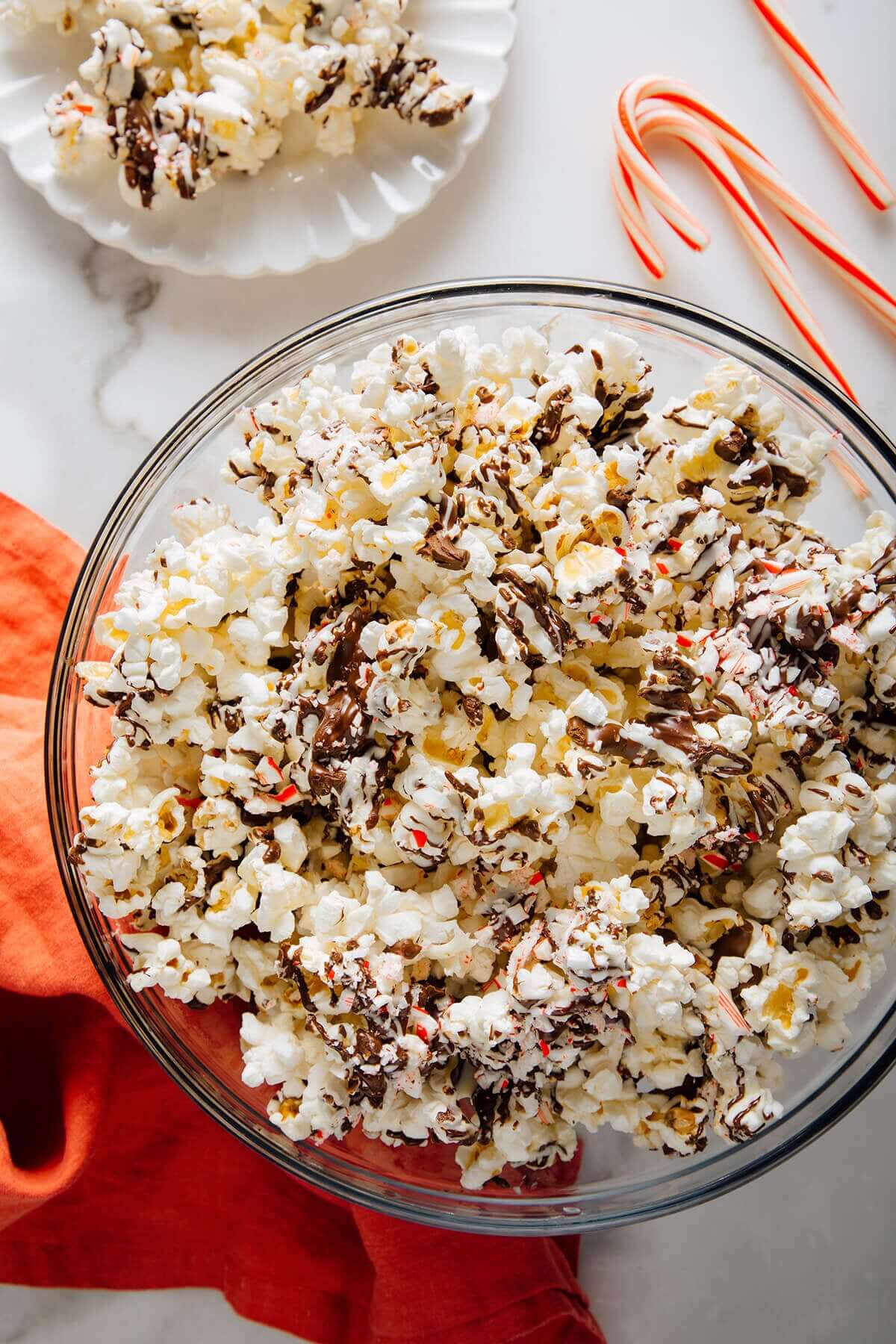 Peppermint Bark Popcorn