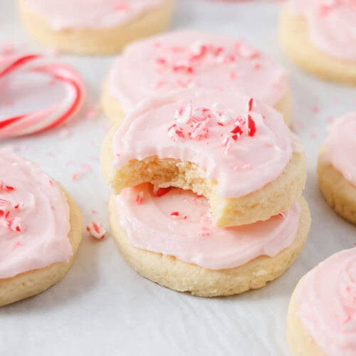 Peppermint Sugar Cookies