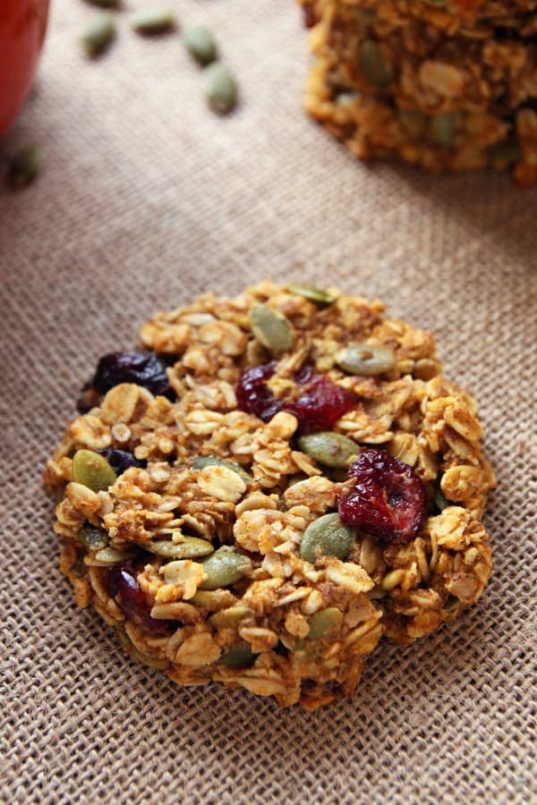 Pumpkin Breakfast Cookies