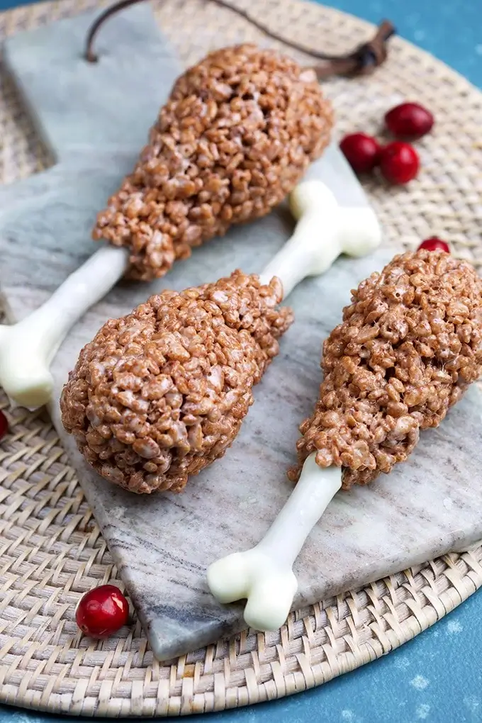 Rice Krispie Turkey Legs