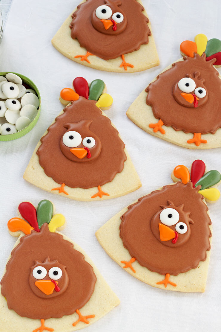 Simple Turkey Cookies