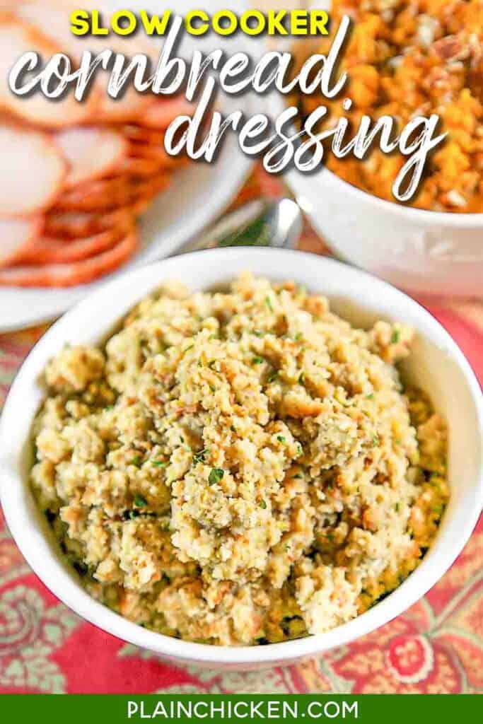 Slow Cooker Cornbread Dressing