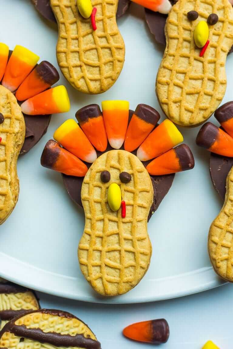 Thanksgiving Turkey Cookies