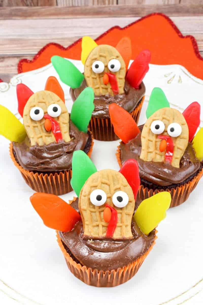 Thanksgiving Turkey Cupcake Recipe