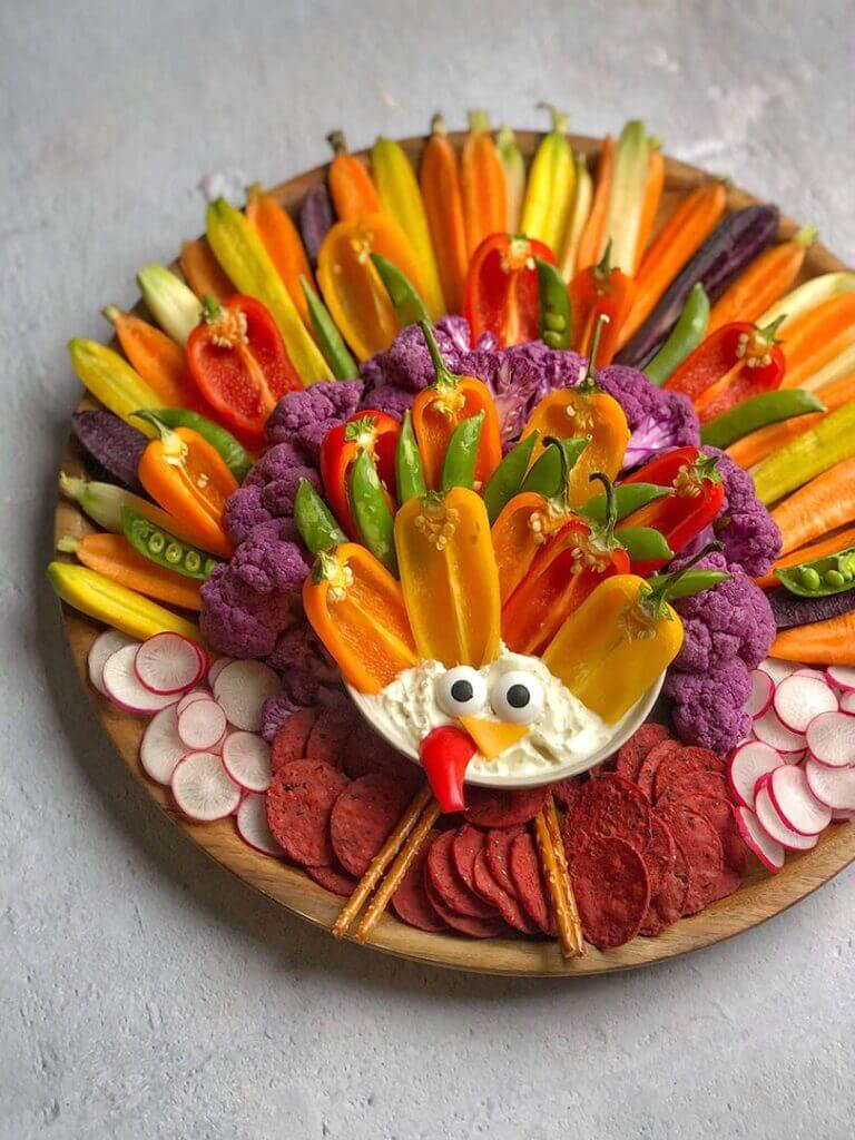 Thanksgiving Veggie Tray