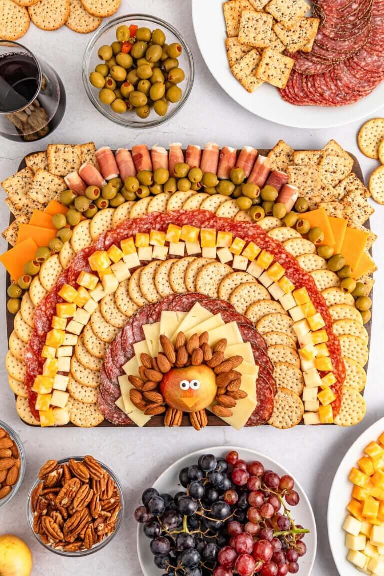 The Best Turkey Charcuterie Board To Make For Thanksgiving